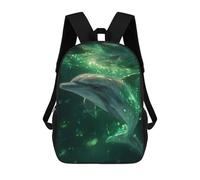 sinyumoney Mochila Escolar Impresa En 3D 17inch Mochila Infantil Glowing Oceanic Delight-1 Bolsas Para Libros Bolsas De Viaje De Alta Capacidad Para Niños/estudiantes/adultos