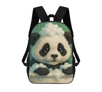 sinyumoney Mochila Escolar Impresa En 3D 17inch Mochila Infantil Panda Bath Time Bolsas Para Libros Bolsas De Viaje De Alta Capacidad Para Niños/estudiantes/adultos