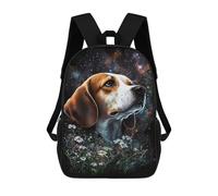 sinyumoney Mochila Escolar Impresa En 3D 17inch Mochila Infantil Starry Night Beagle Bolsas Para Libros Bolsas De Viaje De Alta Capacidad Para Niños/estudiantes/adultos