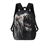 sinyumoney Mochila Escolar Impresa En 3D 17inch Mochila Infantil Tiger Roar Power Energy Bolsas Para Libros Bolsas De Viaje De Alta Capacidad Para Niños/estudiantes/adultos