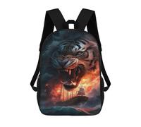 sinyumoney Mochila Escolar Impresa En 3D 17inch Mochila Infantil Tiger Ship Storm Bolsas Para Libros Bolsas De Viaje De Alta Capacidad Para Niños/estudiantes/adultos