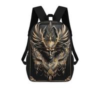 sinyumoney Mochila Escolar Impresa En 3D 17inch Phoenix Golden God Mochila Infantil Mochila Escolar Linda Mochila De Moda Casual Para Niños Y Niñas