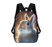 sinyumoney Mochila Escolar Impresa En 3D 17inch Rabbit Cute Mochila Infantil Mochila Escolar Linda Mochila De Moda Casual Para Niños Y Niñas