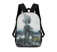 sinyumoney Mochila Escolar Impresa En 3D 17inch Temple to Freya Mochila Infantil Mochila Escolar Linda Mochila De Moda Casual Para Niños Y Niñas