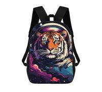 sinyumoney Mochila Escolar Impresa En 3D 17inch Tiger Astronaut Space Art Print-7 Mochila Infantil Mochila Escolar Linda Mochila De Moda Casual Para Niños Y Niñas