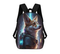sinyumoney Mochila Escolar Impresa En 3D Corgi Dog 2 Mochila Infantil Mochila Escolar Linda Mochila Impermeable De Moda Informal Para Niños 17inch