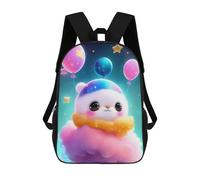 sinyumoney Mochila Escolar Impresa En 3D Cute Space Baby Mochila Infantil Mochila Escolar Linda Mochila Impermeable De Moda Informal Para Niños 17inch