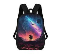 sinyumoney Mochila Escolar Impresa En 3D Fantasy Universe Landscape Mochila Infantil Mochila Escolar Linda Mochila Impermeable De Moda Informal Para Niños 17inch