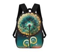 sinyumoney Mochila Escolar Impresa En 3D Glowing Dandelion Tree Mochila Infantil Mochila Escolar Linda Mochila Impermeable De Moda Informal Para Niños 17inch