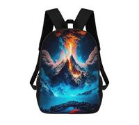 sinyumoney Mochila Escolar Impresa En 3D Martian Eruption Mochila Infantil Mochila Escolar Linda Mochila Impermeable De Moda Informal Para Niños 17inch