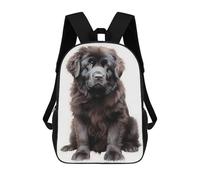 sinyumoney Mochila Escolar Impresa En 3D Newfoundland Dog Mochila Infantil Mochila Escolar Linda Mochila Impermeable De Moda Informal Para Niños 17inch
