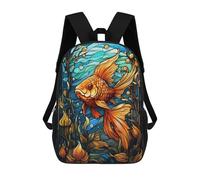 sinyumoney Mochila Escolar Impresa En 3D Pisces Mochila Infantil Mochila Escolar Linda Mochila Impermeable De Moda Informal Para Niños 17inch
