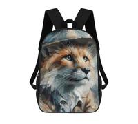sinyumoney Mochila Escolar Impresa En 3D The Day Sherlock Turned Into A Fox Mochila Infantil Mochila Escolar Linda Mochila Impermeable De Moda Informal Para Niños 17inch