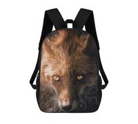 sinyumoney Mochila Escolar Impresa En 3D The Fox Eyes Mochila Infantil Mochila Escolar Linda Mochila Impermeable De Moda Informal Para Niños 17inch