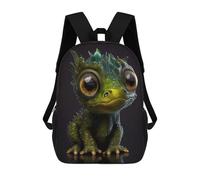 Sinyumoney Mochila Escolar Impreso 3D Para Niños CoolCatNumeroDos Bolsas De Libro, Bolsas De Viaje Escolar De Gran Capacidad Para Niños/Estudiantes/Adultos, Lindo bebé dragón, 17"