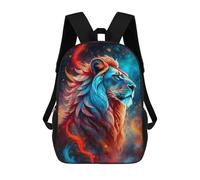 Sinyumoney Mochila Escolar Impreso 3D Para Niños, Gran Capacidad, Ideal Para Viajes Y Libros., A Close Up Of Mystic Lion, 17"