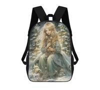 Sinyumoney Mochila Escolar Impreso 3D Para Niños, Gran Capacidad, Ideal Para Viajes Y Libros., Lovely Saint Mary, 17"