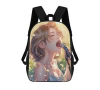 Sinyumoney Mochila Escolar Impreso 3D Para Niños, Gran Capacidad, Ideal Para Viajes Y Libros., Sonic Serene, 17"