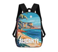 sinyumoney Mochila Escolar Infantil Alicante Spain Mochila Escolar Infantil De Moda Informal Mochilas De Viaje Con Estampado 3D Divertidas Y Geniales Bolsas Para Libros 17inch