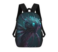 sinyumoney Mochila Escolar Infantil Alien Underwater Creature Mochila Escolar Infantil De Moda Informal Mochilas De Viaje Con Estampado 3D Divertidas Y Geniales Bolsas Para Libros 17inch