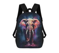sinyumoney Mochila Escolar Infantil Amazing Elephant Mochila De Moda Para Adolescentes Mochila Informal Para Niño Y Niña Mochila Escolar Para Adolescentes Mochila Impresa En 3D 17inch