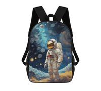 sinyumoney Mochila Escolar Infantil Astronaut Space Fantasy Mochila Infantil Estampada Mochila De Viaje Para Niños Y Niñas Mochila Escolar 17inch
