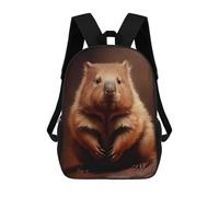 sinyumoney Mochila Escolar Infantil Australian Wombat Mochila Escolar Infantil De Moda Informal Mochilas De Viaje Con Estampado 3D Divertidas Y Geniales Bolsas Para Libros 17inch