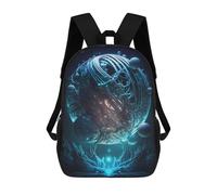 sinyumoney Mochila Escolar Infantil Celestial Realms Mochila Infantil Estampada Mochila De Viaje Para Niños Y Niñas Mochila Escolar 17inch