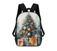 sinyumoney Mochila Escolar Infantil Christmas Joy Mochila Escolar Infantil De Moda Informal Mochilas De Viaje Con Estampado 3D Divertidas Y Geniales Bolsas Para Libros 17inch