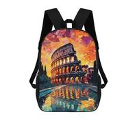 sinyumoney Mochila Escolar Infantil Colosseum in Rome Mochila De Moda Para Adolescentes Mochila Informal Para Niño Y Niña Mochila Escolar Para Adolescentes Mochila Impresa En 3D 17inch