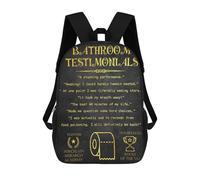 sinyumoney Mochila Escolar Infantil Con Estampado 3D, Bolsos De Viaje Bonitos 05 Quotes 05 Mochilas Informales Para Exteriores Para Niñas Y Mujeres 17inch