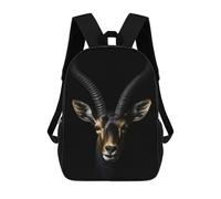 sinyumoney Mochila Escolar Infantil Con Estampado 3D, Bolsos De Viaje Bonitos Antelope Gold Dark Mochilas Informales Para Exteriores Para Niñas Y Mujeres 17inch