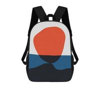 sinyumoney Mochila Escolar Infantil Con Estampado 3D, Bolsos De Viaje Bonitos Blue And Red I Mochilas Informales Para Exteriores Para Niñas Y Mujeres 17inch