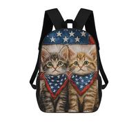 sinyumoney Mochila Escolar Infantil Con Estampado 3D, Bolsos De Viaje Bonitos Cat Animal Mochilas Informales Para Exteriores Para Niñas Y Mujeres 17inch