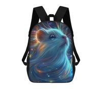 sinyumoney Mochila Escolar Infantil Con Estampado 3D, Bolsos De Viaje Bonitos Celestial Guinea Pig Portrait Mochilas Informales Para Exteriores Para Niñas Y Mujeres 17inch
