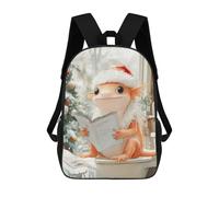 sinyumoney Mochila Escolar Infantil Con Estampado 3D, Bolsos De Viaje Bonitos Christmas Axolotl Lizard Toilet Mochilas Informales Para Exteriores Para Niñas Y Mujeres 17inch