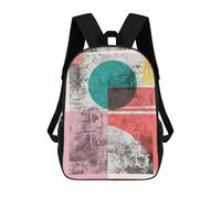 sinyumoney Mochila Escolar Infantil Con Estampado 3D, Bolsos De Viaje Bonitos Collage Art 6 Mochilas Informales Para Exteriores Para Niñas Y Mujeres 17inch