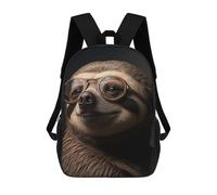 sinyumoney Mochila Escolar Infantil Con Estampado 3D, Bolsos De Viaje Bonitos Cute Sloth Portrait Mochilas Informales Para Exteriores Para Niñas Y Mujeres 17inch