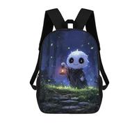 sinyumoney Mochila Escolar Infantil Con Estampado 3D, Bolsos De Viaje Bonitos Cute Spirit in Enchanted Forest Mochilas Informales Para Exteriores Para Niñas Y Mujeres 17inch