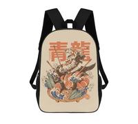 sinyumoney Mochila Escolar Infantil Con Estampado 3D, Bolsos De Viaje Bonitos Dragon Sushi Mochilas Informales Para Exteriores Para Niñas Y Mujeres 17inch