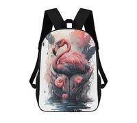 sinyumoney Mochila Escolar Infantil Con Estampado 3D, Bolsos De Viaje Bonitos Flamingo Mythic Creatures Mochilas Informales Para Exteriores Para Niñas Y Mujeres 17inch