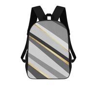 sinyumoney Mochila Escolar Infantil Con Estampado 3D, Bolsos De Viaje Bonitos Geometric Textures IV Mochilas Informales Para Exteriores Para Niñas Y Mujeres 17inch