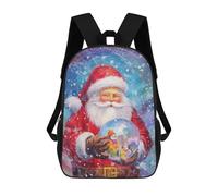 sinyumoney Mochila Escolar Infantil Con Estampado 3D, Bolsos De Viaje Bonitos Krystal Ball Christmas Mochilas Informales Para Exteriores Para Niñas Y Mujeres 17inch