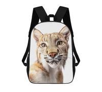 sinyumoney Mochila Escolar Infantil Con Estampado 3D, Bolsos De Viaje Bonitos Lynx Selfie Mochilas Informales Para Exteriores Para Niñas Y Mujeres 17inch