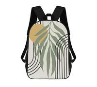 sinyumoney Mochila Escolar Infantil Con Estampado 3D, Bolsos De Viaje Bonitos Minimalist Floral 03 Mochilas Informales Para Exteriores Para Niñas Y Mujeres 17inch