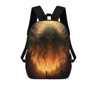 sinyumoney Mochila Escolar Infantil Con Estampado 3D, Bolsos De Viaje Bonitos Tentacle Monster Mochilas Informales Para Exteriores Para Niñas Y Mujeres 17inch