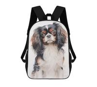 sinyumoney Mochila Escolar Infantil Con Estampado 3D, Bolsos De Viaje Bonitos Toy Spaniel Portrait Mochilas Informales Para Exteriores Para Niñas Y Mujeres 17inch