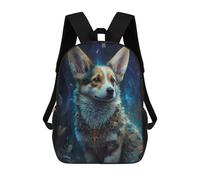 sinyumoney Mochila Escolar Infantil Corgi Dog Mochila Infantil Estampada Mochila De Viaje Para Niños Y Niñas Mochila Escolar 17inch