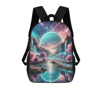 sinyumoney Mochila Escolar Infantil Cosmic Dreams Mochila De Moda Para Adolescentes Mochila Informal Para Niño Y Niña Mochila Escolar Para Adolescentes Mochila Impresa En 3D 17inch