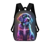 sinyumoney Mochila Escolar Infantil Cute Rainbow Puppy Mochila Infantil Estampada Mochila De Viaje Para Niños Y Niñas Mochila Escolar 17inch